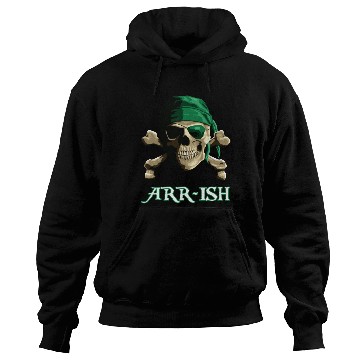 Discover Arrish Funny Pirate Saint Patricks Day Hoodies