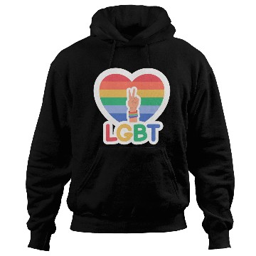 Discover Pride flag heart - Pride quote lgbt community Hoodies