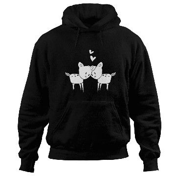 Discover lovers couple love deer animals Hoodies