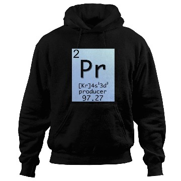 Discover Music Producer Periodic Table Design Hoodies