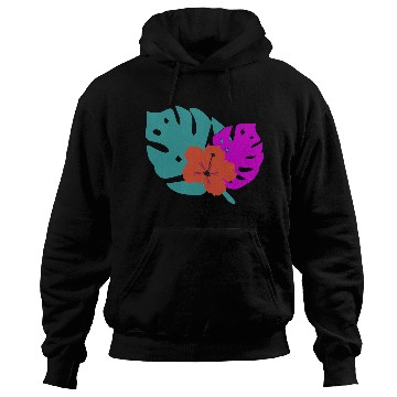 Discover Hibiscus and leaves Hoodies