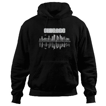 Discover Chicago Skyline Usa Urban City Hoodies
