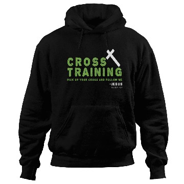Discover Christian Cross Training Running Bible Design Hoodies