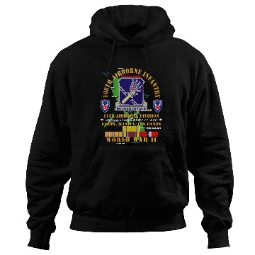 Discover Army 188th Airborne Infantry The Philippines WWII Hoodies