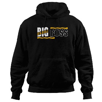 Discover Big Boss typography Hoodies
