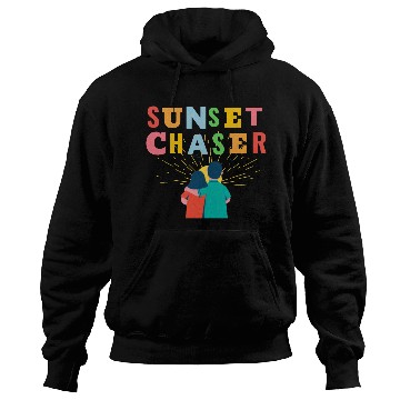 Discover Sunset chaser romantic view Hoodies