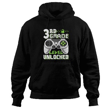 Discover 3rd Grade Level Unlocked Video Game Back to School Hoodies