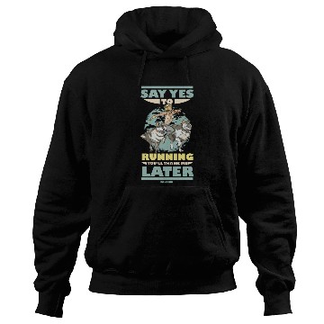 Discover Run jogging sport race training gift Hoodies