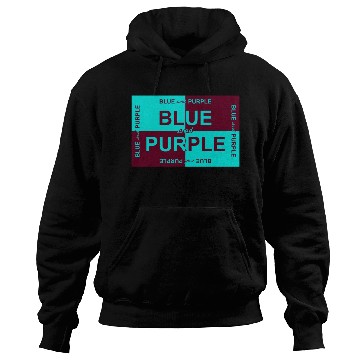 Discover Blue and Purple Design Hoodies