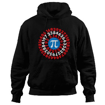 Discover Mathematician Captain Pi Superhero Math Nerd Geek Hoodies