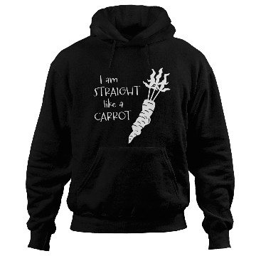Discover straight like a carrot - white uni I Hoodies