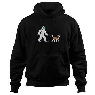 Discover Bigfoot Sasquatch Walking Saint Bernard Hoodies