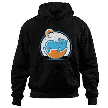 Discover Polar Bear and Moon Hoodies