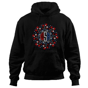 Discover Harbor Grace Designs Hand Drawn Stars Fireworks Hoodies