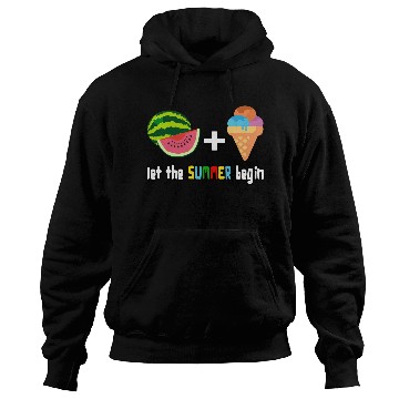 Discover summer cool watermelon, ice cream vacation holiday Hoodies