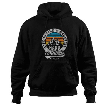 Discover Mountains Nature Rock Climbing Hoodies