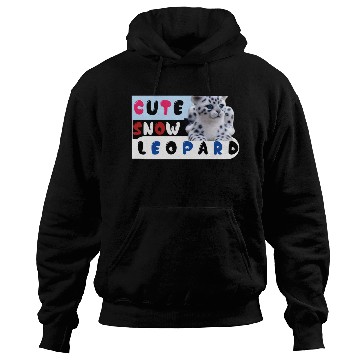 Discover Cute Snow leopard |big cats Hoodies