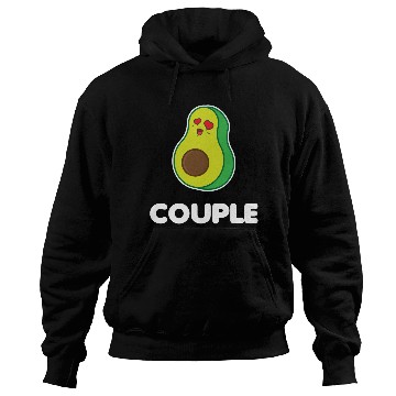 Discover Couples Matching Funny Avocado Best Couple Gift Hoodies