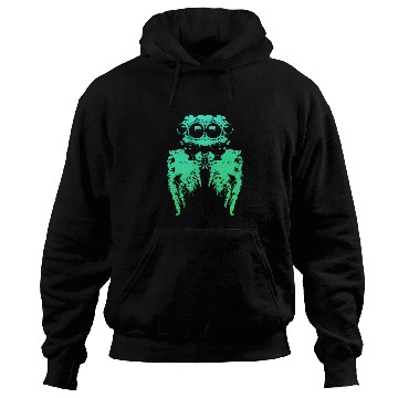 Discover Spider Eyes - Green Hoodies