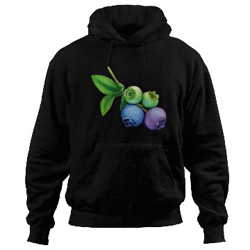 Discover blueberries Hoodies
