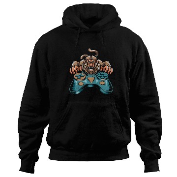 Discover Gamer Proboscis Monkey Ape Wildlife Zookeeper Hoodies