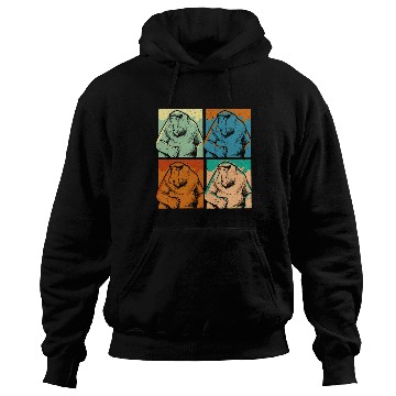 Discover Retro Proboscis Monkey Ape Wildlife Zookeeper Hoodies