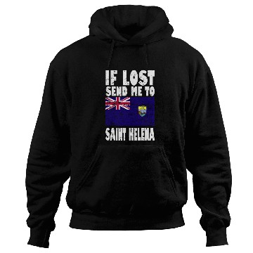 Discover SAINT HELENA Flag Saying Hoodies