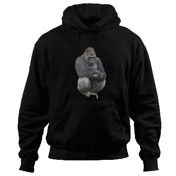 Discover Majestic Gorilla Silhouette Design Hoodies