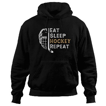 Discover Eat Sleep Hockey Repeat Hoodies