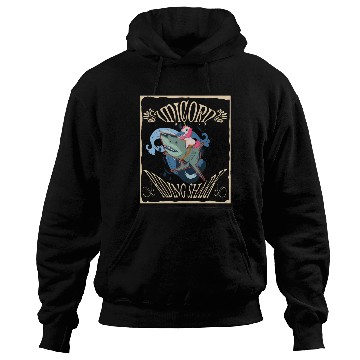Discover Unicorn Riding Shark Hoodies