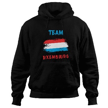 Discover Team Luxembourg flags design Hoodies