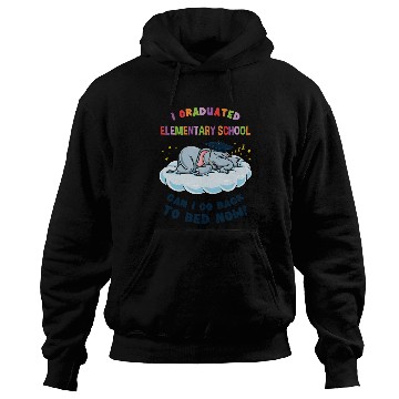 Discover I Graduated Elementary School Elephant Graduation Hoodies