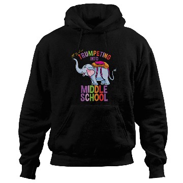 Discover Elephant Trumpeting Into Middle School Hoodies