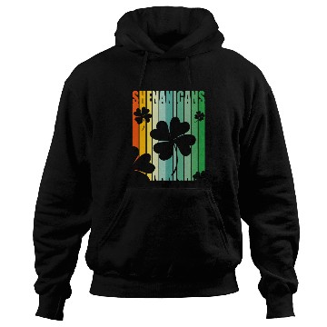 Discover St Patrick Shenanigans Retro Shamrock Hoodies
