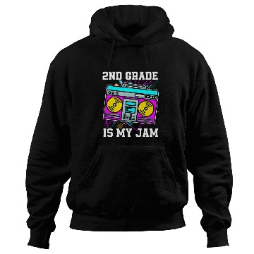 Discover Retro 80s Teacher Back To School 2nd Grade Kids Hoodies