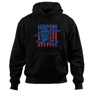 Discover Happy Labor Day American Flag Holiday US Worker Hoodies
