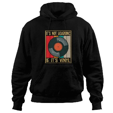 Discover Vinyl Music Lover DJ Record Vinyl Hoodies