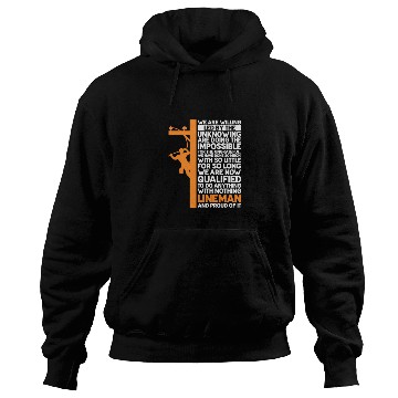 Discover We Are Willing Led By The Unknowing, Lineman Hoodies