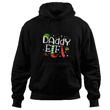 Discover Daddy Elf Funny Christmas Hoodies