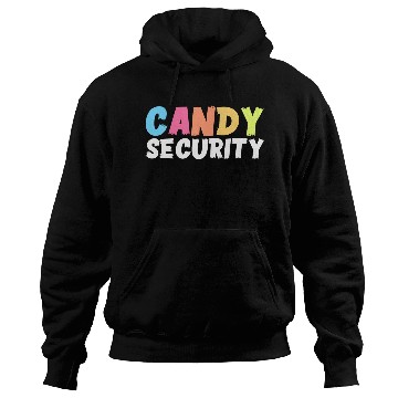 Discover Candy Security Funny Halloween Costume For Parents Hoodies