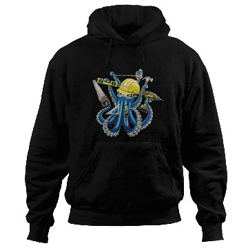 Discover "Octo Builder" - Octopus contractor Hoodies