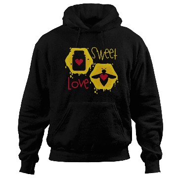 Discover Sweet love yellow honey bee Hoodies