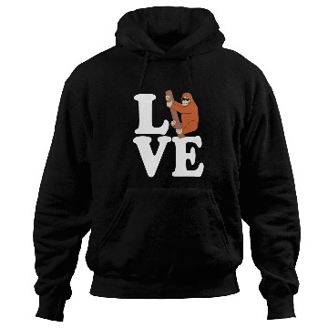 Discover I Love Monkey Ape Orangutan Hoodies