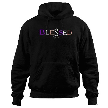 Discover Purple and pink blessed aka pimp shit type shit Hoodies