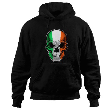 Discover Ireland Flag Skull Irish Heritage Hoodies