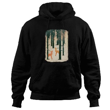 Discover Winter Deer Hoodies