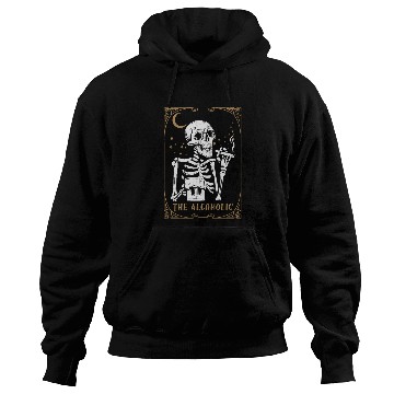 Discover Tarot Card Occult Club Gothic Vice Drinker Alcohol Hoodies
