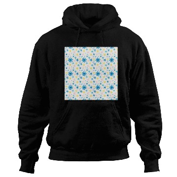 Discover Modern Snowflakes Pattern Colorful Hoodies