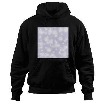 Discover Lavender Snowflakes Pattern Hoodies
