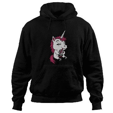 Discover Boba tea drinking unicorn Hoodies